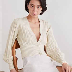 Aritzia Wilfred New Plunge Front Cardigan
